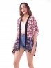 Flower Print Kimono W/ Tassel Detailing